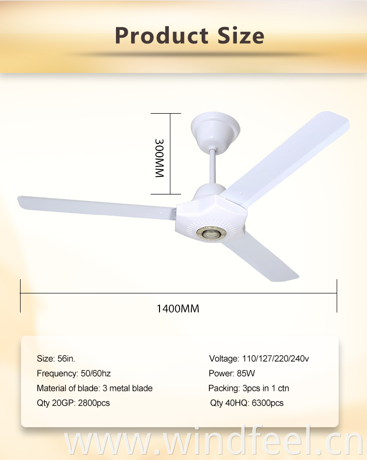 Hot sale 60 inch red kdk ceiling fan malaysia with high quality